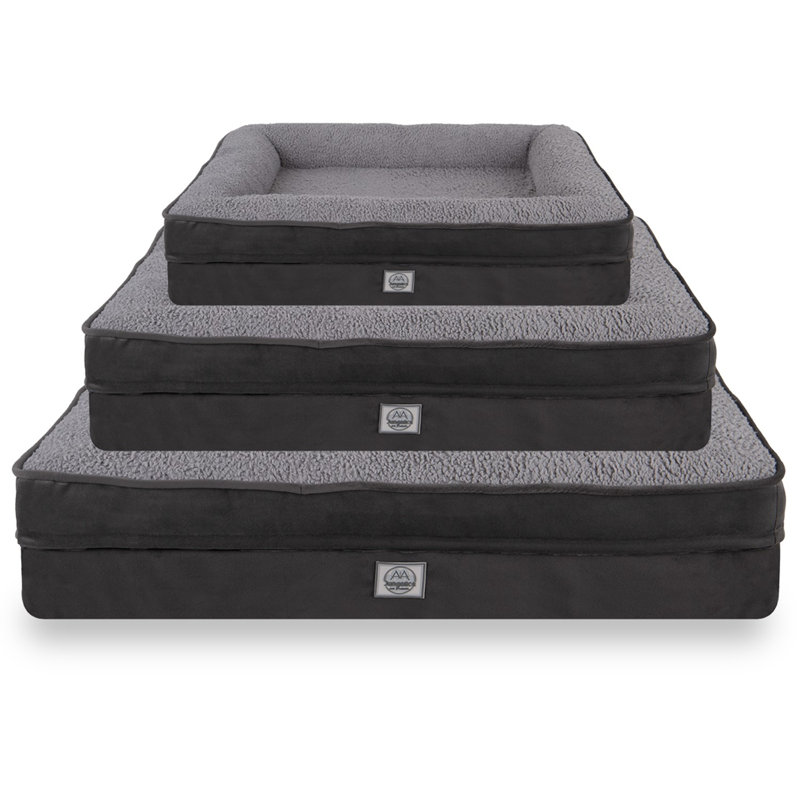 Lit pour animaux, L 29,5 po x l 21,7 po, Gris foncé