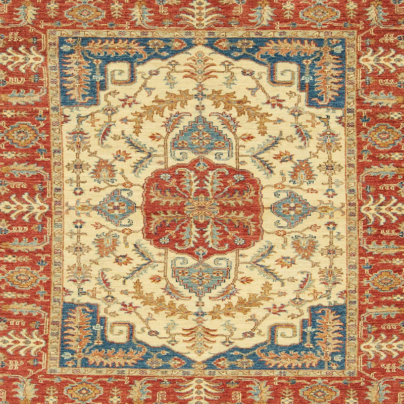 Abstract Indoor Rug, Square 6'