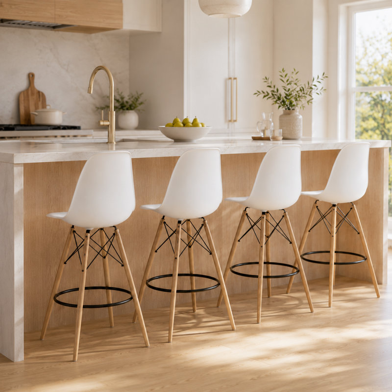Tabouret de bar Eiffel, Blanc