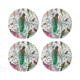 Audubon Exotica Vegan Leather Round Placemats