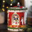 Villeroy & Boch - Noël, colis rond, père Noël apporte des cadeaux