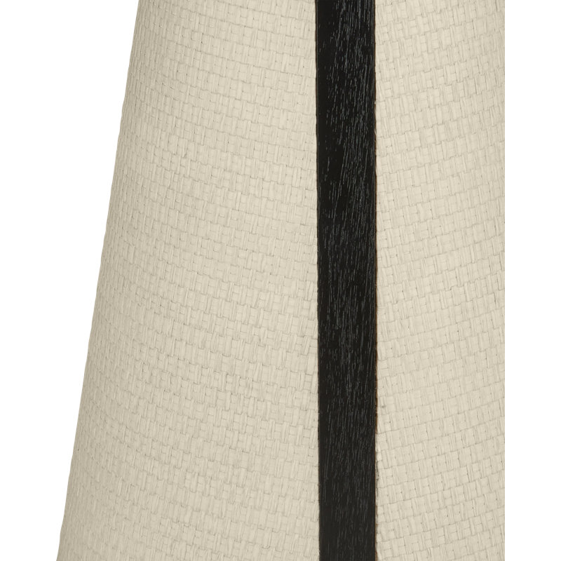 Deanna Raffia Entry Table, 24" H x 22" W x 22" D