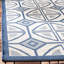 Tapis intérieur / extérieur bleu / beige Herefordshire-887542616