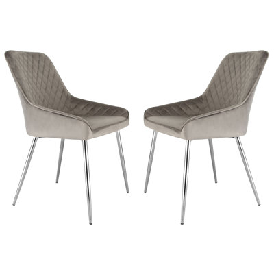 Asfand 49cm H Velvet Upholstered Side Chair