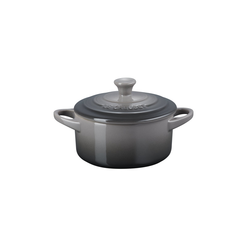 Le Creuset Stoneware Mini Round Cocotte, 14oz., Oyster
