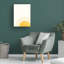 Paysage boho jaune soleil couchant 3-1820670225