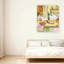 «Cozy Autumn Kitchen with Pie & Apple Recipe», art mural sur toile sans cadre 24 po x 36 po