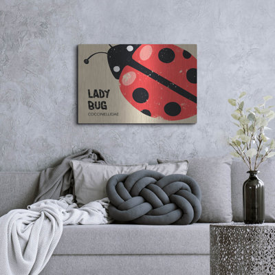 Luxe Metal Art 'Lady Bug' by Andreas Magnusson Metal Wall Art