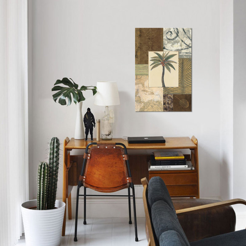 « colonial i », impression sur toile, H 26 po x l 18 po x P 1,5 po, Toile tendue, Pas de tapis