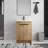 Bellalynn 24'' Free Standing Single Bathroom Vanity with Ceramic Top, Floor Standing Bathroom Vanity with 2 Doors, 1 Adjustable Shelf-1661552956