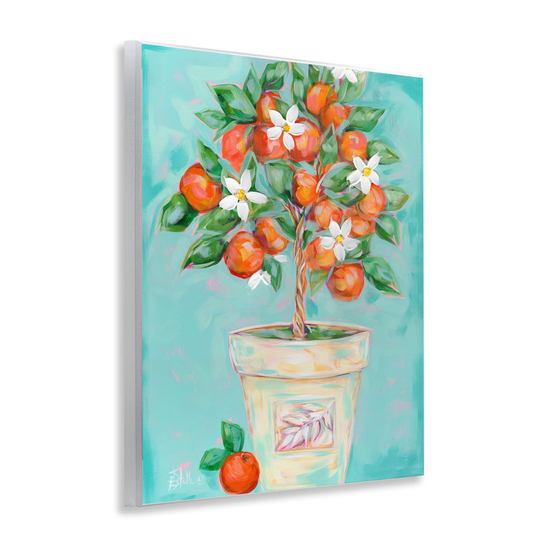 "Orange Blossom Clay", art mural par Estelle Grengs