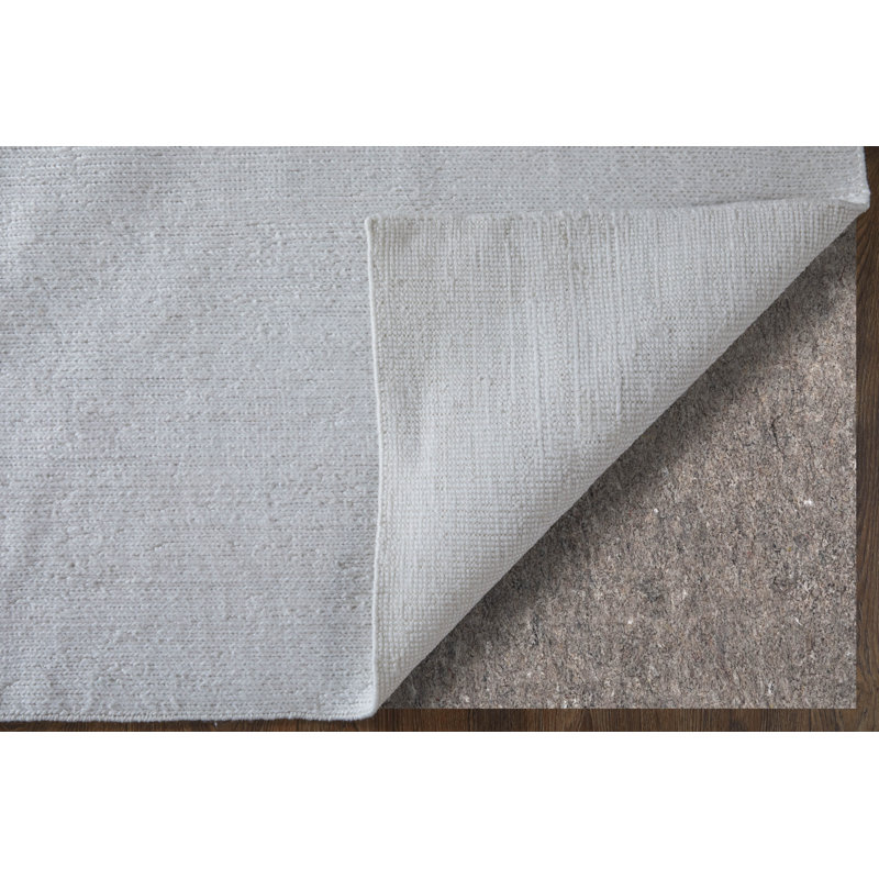 Finley Modern Solid Area Rug by Thom Filicia, Rectangle 3'6" x 5'6", Ivory