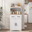 Armoire de cuisine en bois avec garde-manger et micro-ondes avec tiroir de rangement