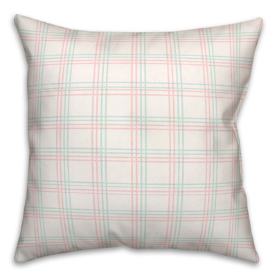 Plaid Throw Pillow