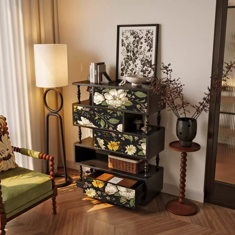 Buffet multifonctionnel peint