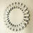 Irregular Shape Modern Decorative Round PU Wall Accent Mirror