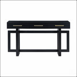 Elegant Console Table with Three Drawers, Extra Long Entryway Table for Entryway, Hallway