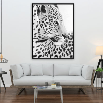 Beautiful Leopard Print On Canvas