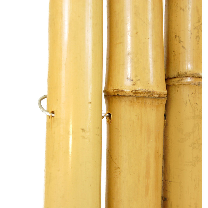 Natural Bamboo Fencing Decorative No Dig Fence Panels 3/4" D, 6' H x 8' W