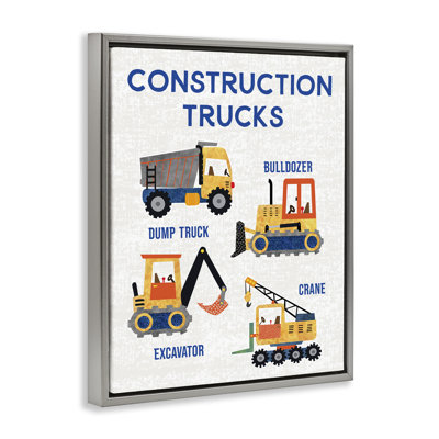 Educational Construction Trucks Floating Frame, design by Conrad Knutsen