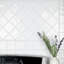Twist 11.8" x 0.5" Glossy Ceramic Quarter Round Tile Trim in White