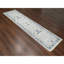 Tapis de couloir gris en laine noué à la main 2 pi 6 po x 9 pi 10 po F04B324E68CD41C8990794CFA17BADDC