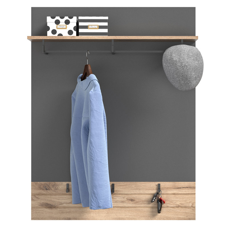 Helam Hallway Set with Storage Bench and Shoe Storage