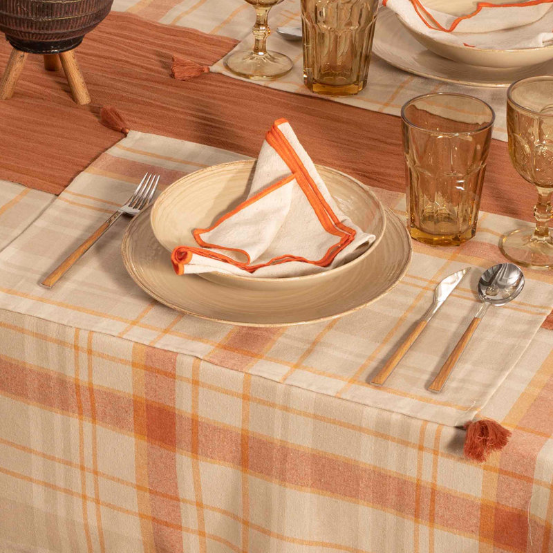 Astrix Cotton Blend Striped Rectangle Placemat