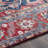 Fleckenstein Oriental Dark Blue/Burgundy/Cream Area Rug-2078025873