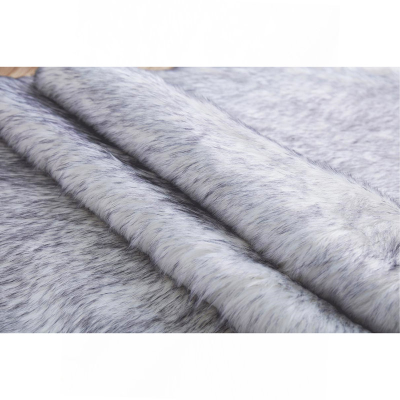 Tapis en fausse fourrure de mouton touffeté à la main