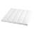 Plymouth Home Pillow Top King Mattress Topper - Plush and Supportive Baffle Box Down and Duck Featherbed with 4-Inch Gusset and Cotton Cover-19700019