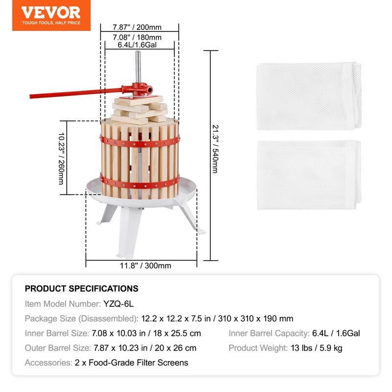 VEVOR Manual Juicer Accessory