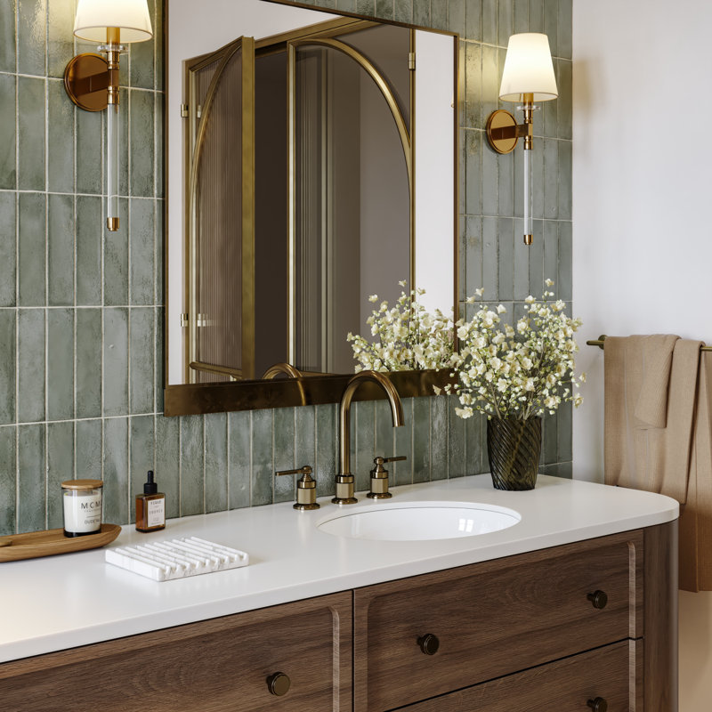 Laurent | 2"x8" Porcelain Wall Tile, Green