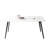 Porcelain Dining Table White 70"