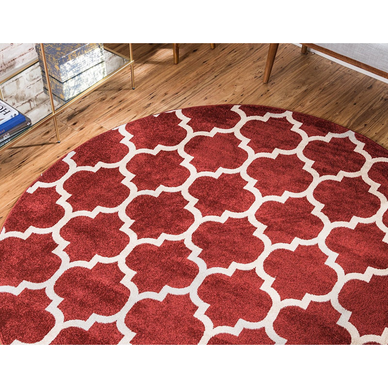 Tapis rouge Cohleen, Rond 10 pi