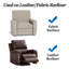 Housse antidérapante en velours pour fauteuil inclinable en cuir-544896023