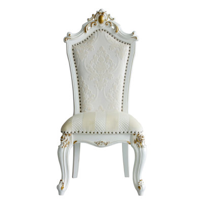 Paire de chaises d'appoint Butterscotch - Élégante assise de salle à manger avec tissu et pattes pour grand lit