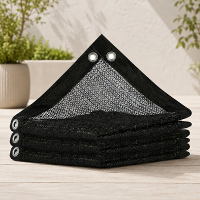 ColourTree 30% Sun Shade Cloth Mesh Tarp with Grommets for Garden & Plant Protection