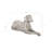 Animals Laying Labrador Statue