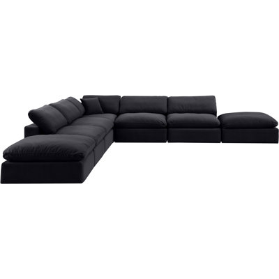 Hooria Upholstered L-Shaped Sectional Reversible