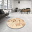 Tapis décoratif multicolore à motif abstrait-1900065381