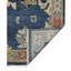 Bristol Hand Knotted Wool Area Rug in Blue; Rust; Grey; Yellow; Ivory-1583501940