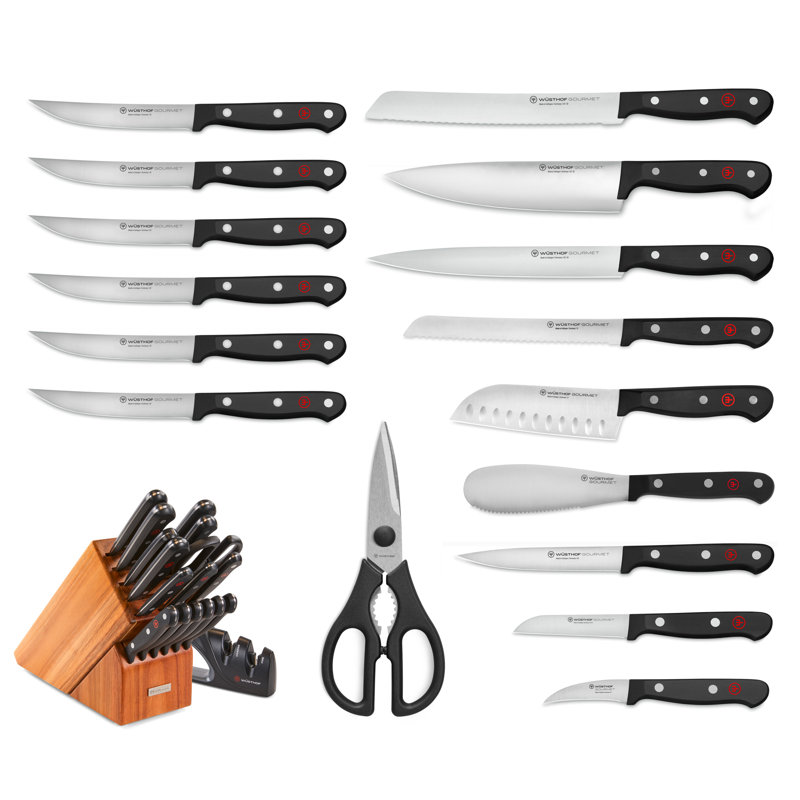 WÜSTOF Gourmet 18-Piece Knife Block Set