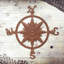 Nauctical Compass Wall Décor-600554505