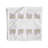 Aksel Polyester Geometric Square Napkin