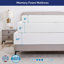 Matelas en mousse viscoélastique 10 "Tankersley Meidum-268952462