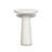 Round Concrete Outdoor Side Table , 26'' in. W 26'' in. D