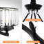 Luminaire suspendu géométrique 6 lumières