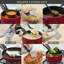 Swan Townhouse 14 Piece Aluminium Cookware and Tool Set with 16/18/20cm saucepans with Glass Lids and 20/26cm Frying Pans-114826781