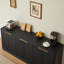 Modern wavy Bucoli with 6-door storage function